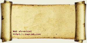 Mina Žeravica vizit kartica